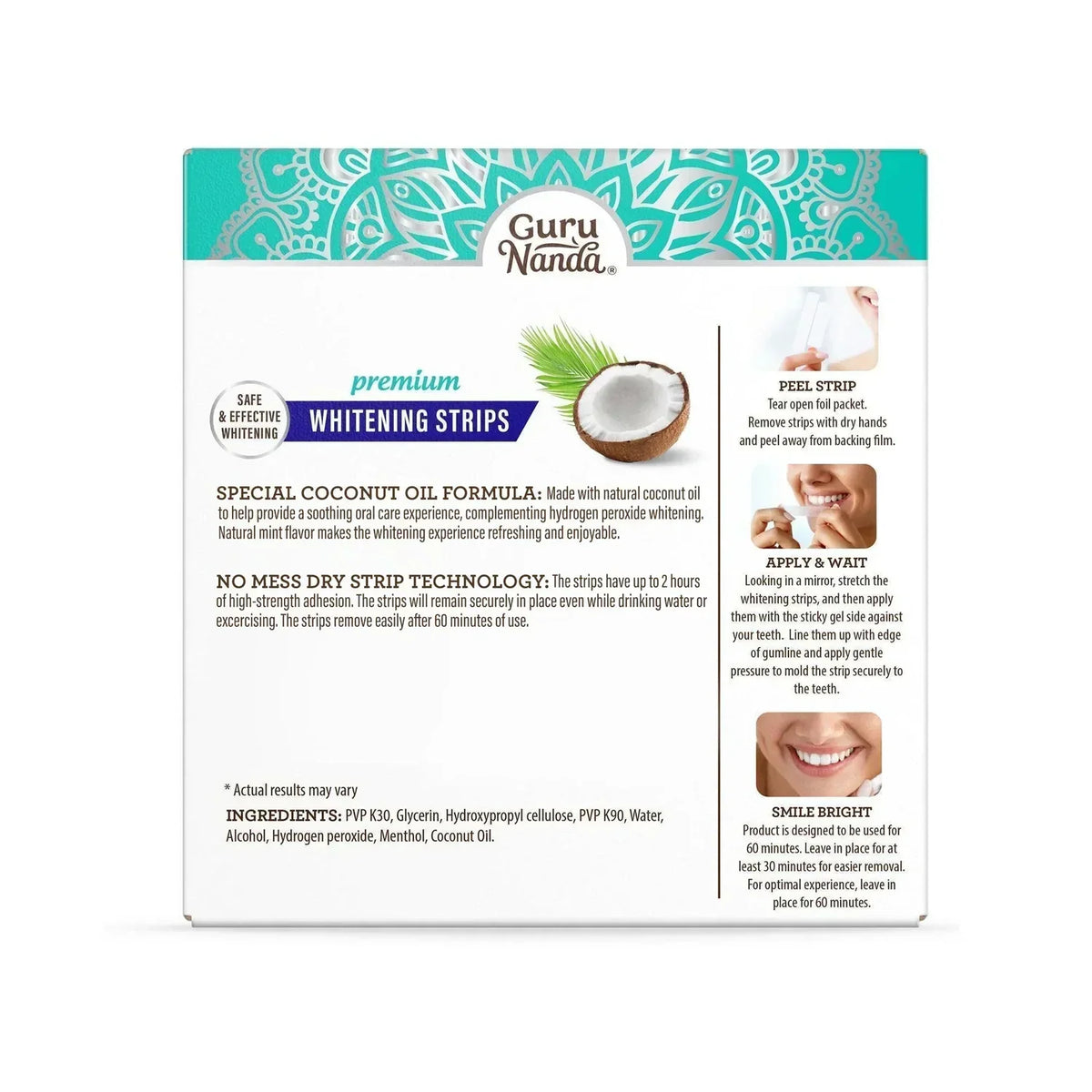 BrightMuse Sensitive Teeth Whitening Strips